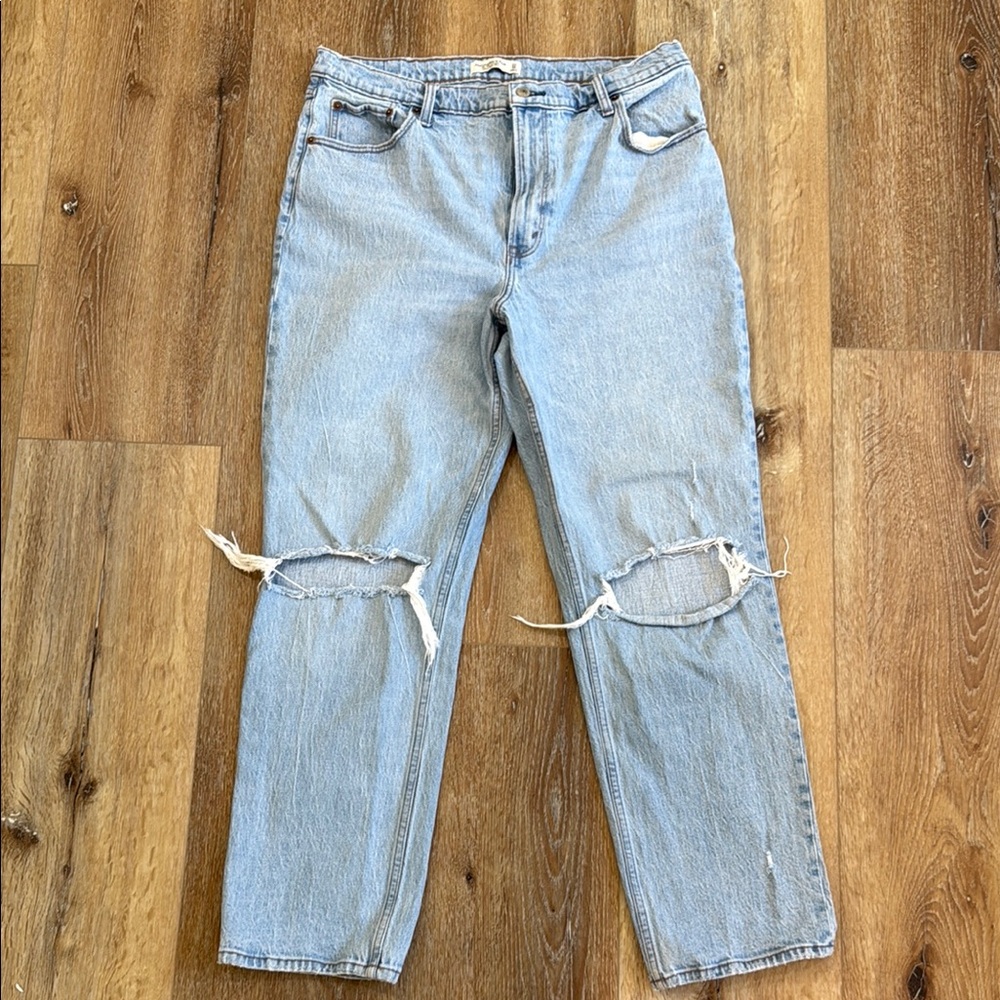Abercrombie & Fitch Light Blue High Rise Jeans